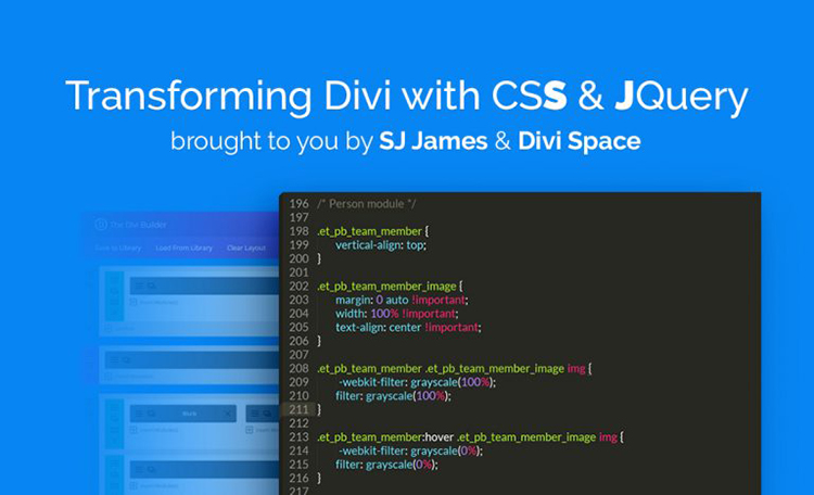 Transforming Divi with CSS & jQuery